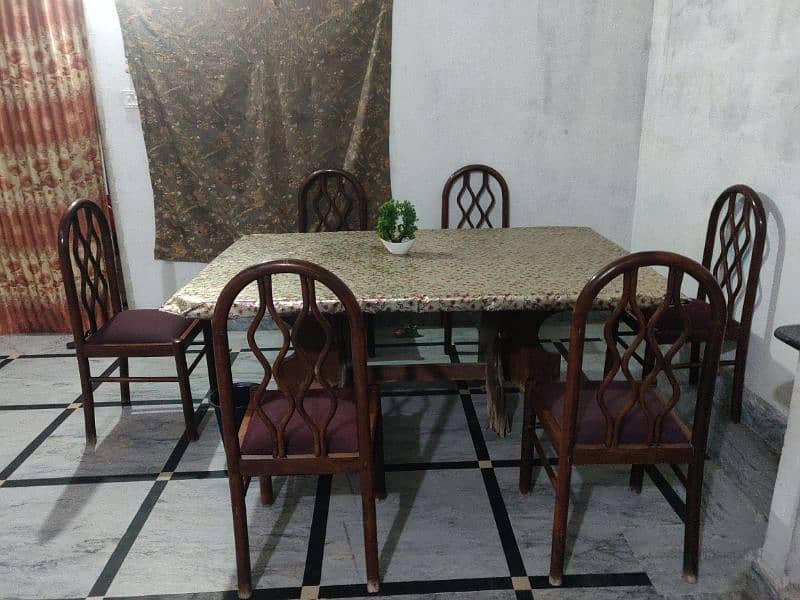 dining table with chairs 6