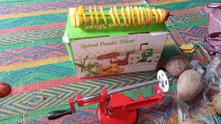 spiral patato machine