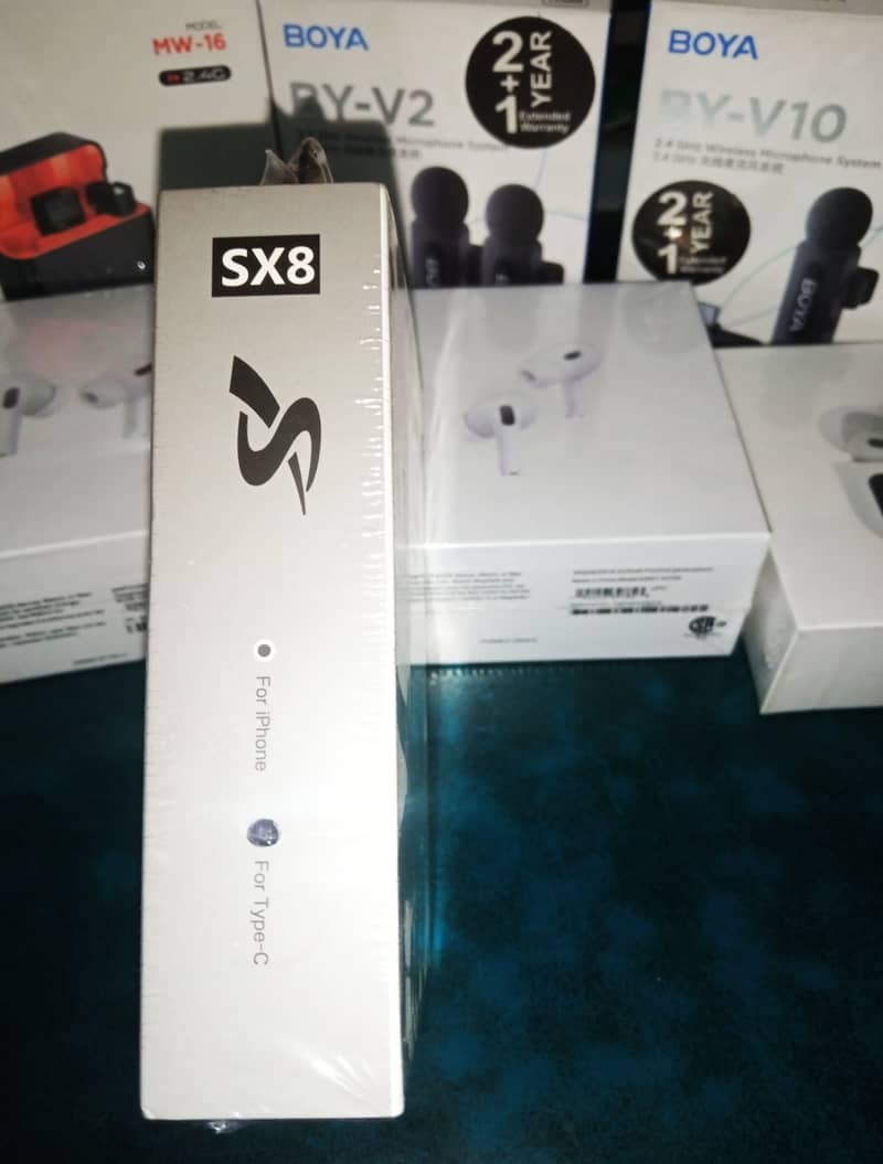  SX8 Wireless Microphone – Noise Reduction, 20m Range, Plug & Play! 3