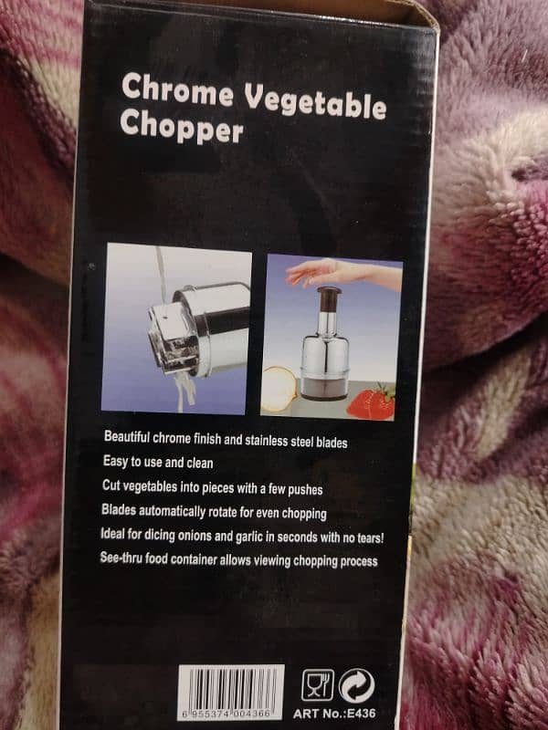 Brand new vegetable hand choppor import from dubai 1