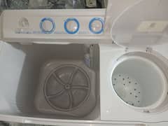 Haier Twin Tub Jumbo Power Washing Machine – Like New, With Warranty.