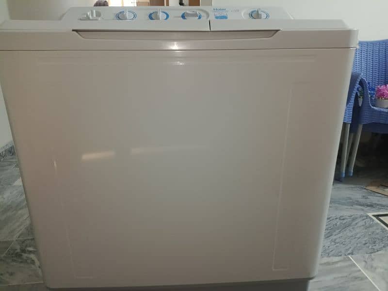 Haier Twin Tub Jumbo Power Washing Machine – Like New, With Warranty. 3