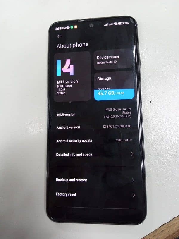 Redmi note 10 for sale 6gb 128gb 4