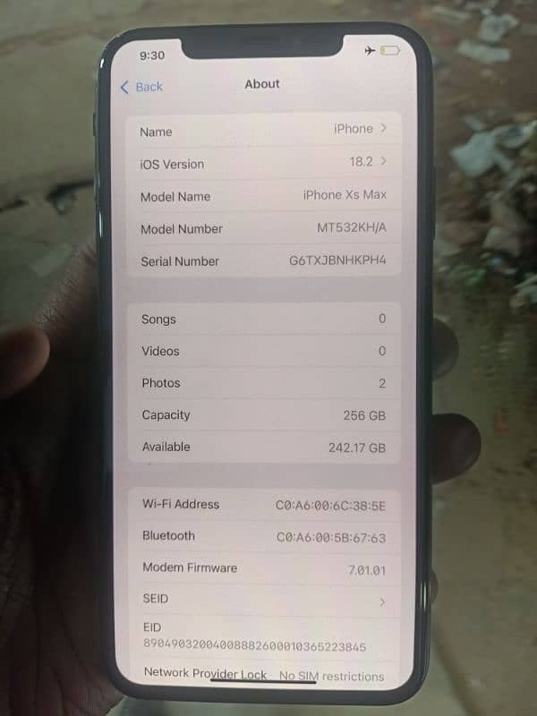 i phone xs max 256gb pta apprve 2