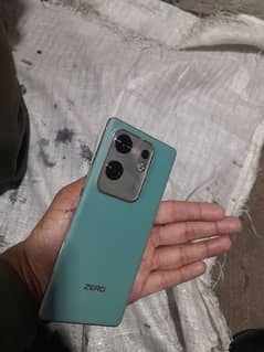 infinix zero 30 leather back green