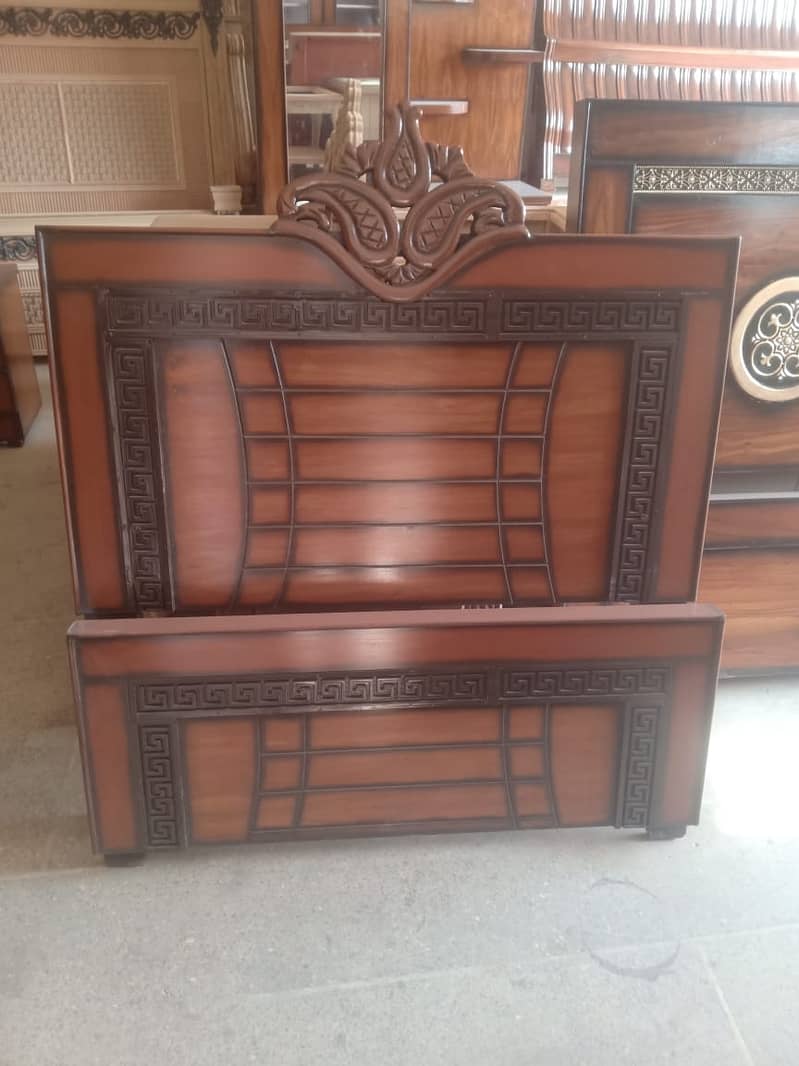 bed set / king size bed / double bed / wooden bed / poshish bed / bed 8