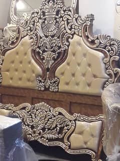 bed set / king size bed / double bed / wooden bed / poshish bed / bed