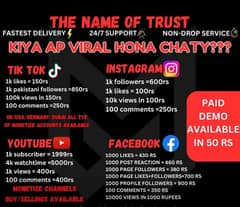 Social media services available cheap prices TikTok live Available