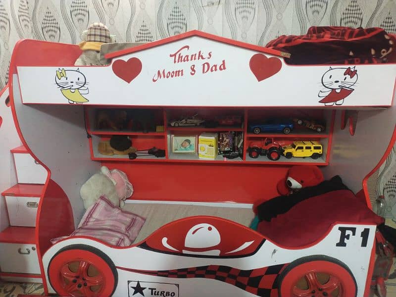 baby car bed double story 2