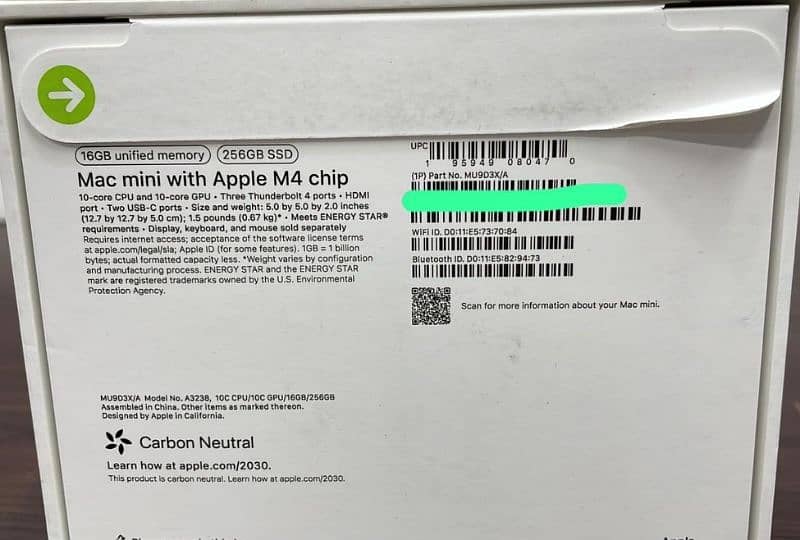 Apple Mac Mini M4 1