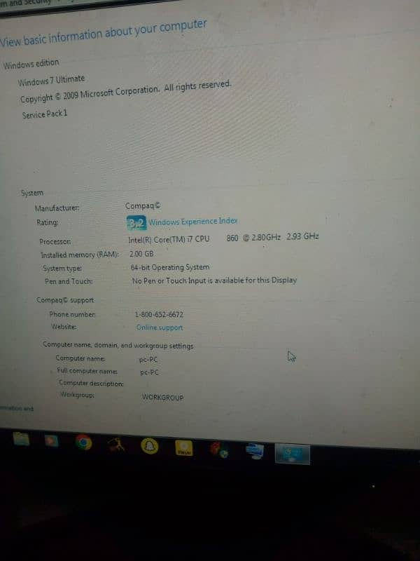 i7 PC + 1 GB geforce Graphics Card + 2.5TB HDD + Dell Monitor 24 inch 0