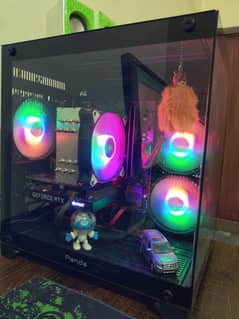 Ryzen 5 3600 with RTX 3050 Gaming PC with remote lighting fans