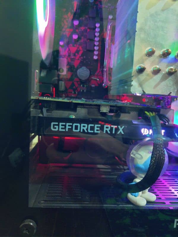 Ryzen 5 3600 with GeForce RTX 3050 Gaming PC with remote lighting fans 1