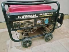 FIRMAN Generator 3 kVA Petrol n Gas with battery