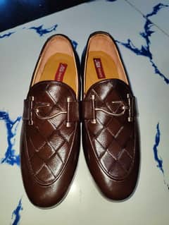 New Brown Genuine Leather Formal Shoes