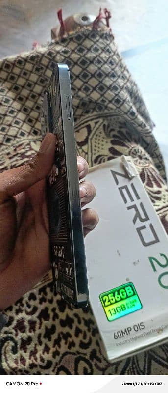 Infinix Zero 20 8_256 Full Box G99 Gaming phone 4