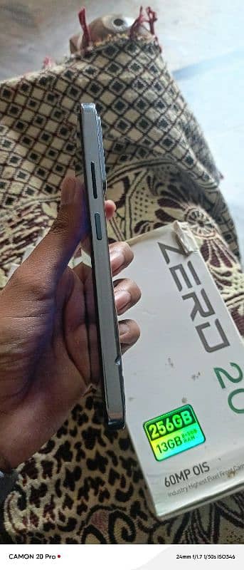 Infinix Zero 20 8_256 Full Box G99 Gaming phone 5