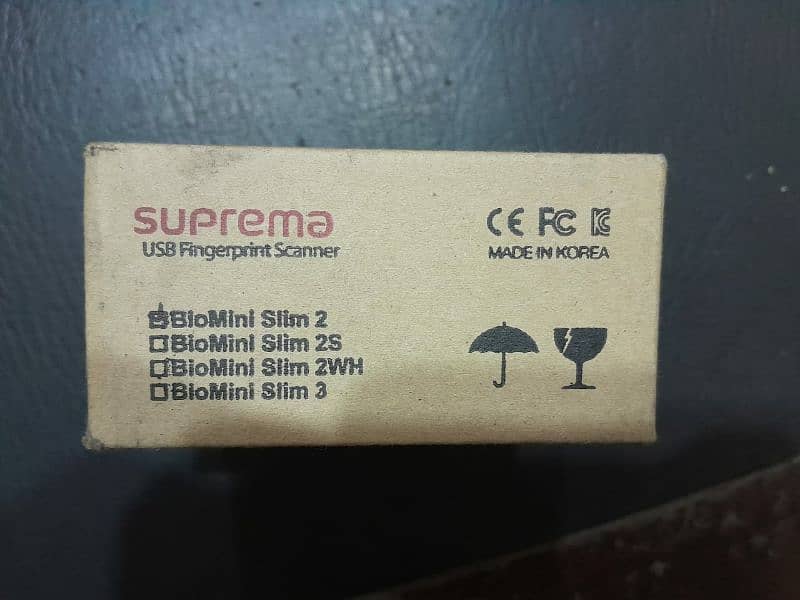 Suprema Bio Mini Slim 2 For (NADRA e Sahulat  / Thumb impression 2