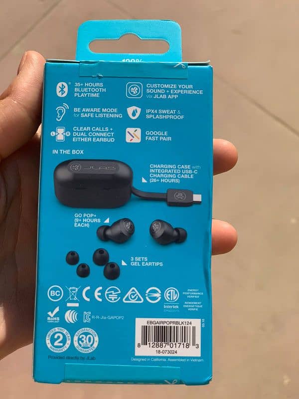 JLab Go Pop earbuds (urgent selling) 1