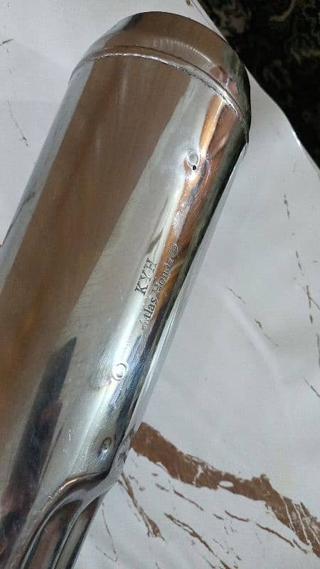 125 chrome silencer wheeling sound 3