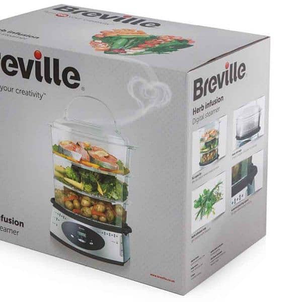 Breville 9L 3-Tier Digital Food Steamer 0