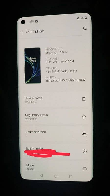 Oneplus 8 Non PTA 8/128 0