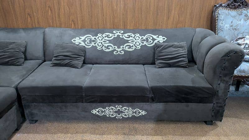 Premium L-Shaped 7-Seater Sofa Set – Modern Design & Comfort 2