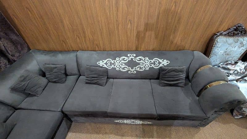 Premium L-Shaped 7-Seater Sofa Set – Modern Design & Comfort 4