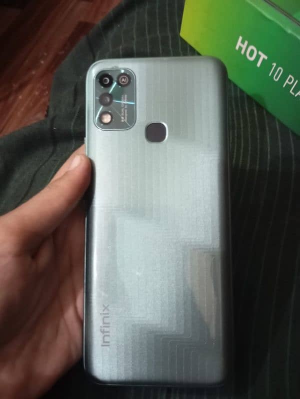 Infinix Hot 10 play for Sale With Box Condition 10/9 number03214744356 0