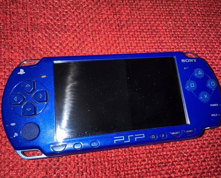 Rare Midnight Blue PSP 2000 - PLAYSTATION PORTABLE MODDED. 1