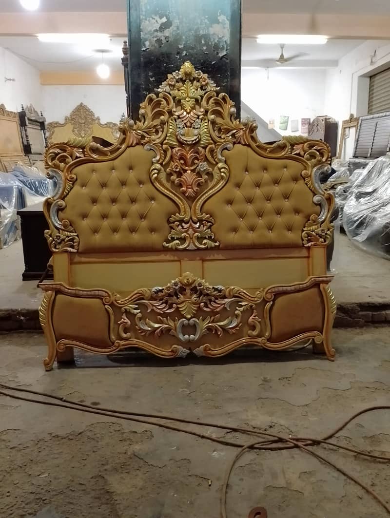 bed set / king size bed / double bed / wooden bed / poshish bed / bed 0