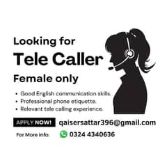 Female Tele Caller