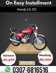 Honda CG 125 2025 Bike on Easy Installment