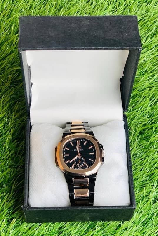 Men's Quartz Water Resistant Watch (Deliverable) whatsapp only 1