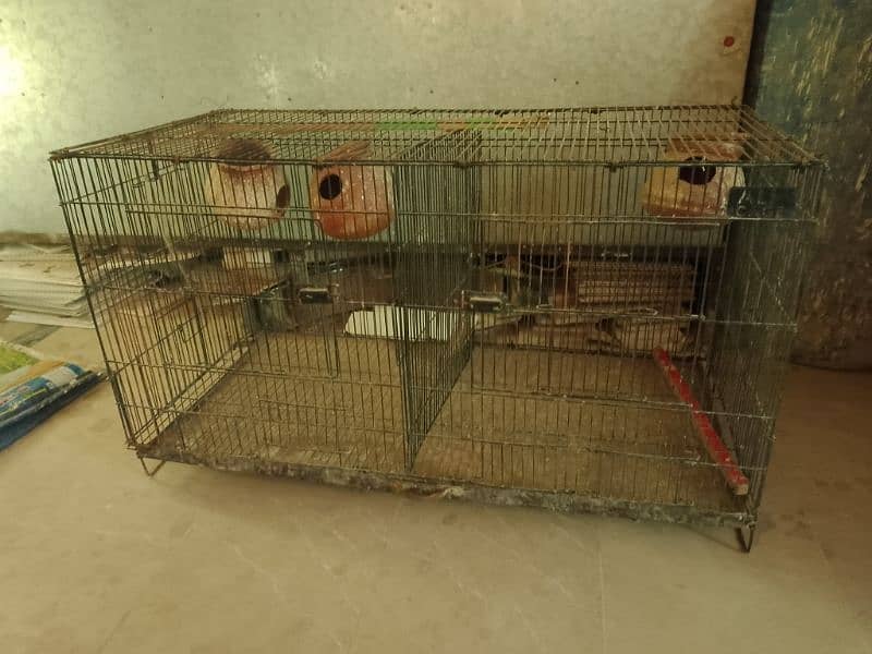 love birds cage, 2 portion 0