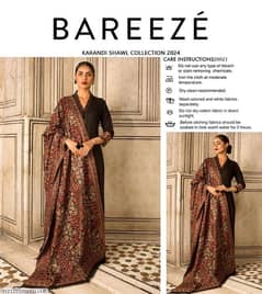 bareeze karandi embroidery shawl