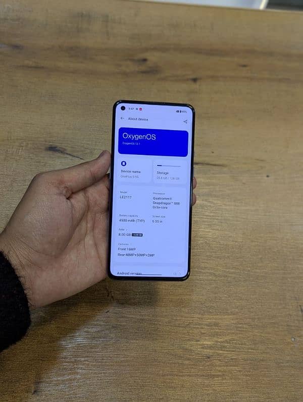 OnePlus 9 8ram 128gb single sim 1