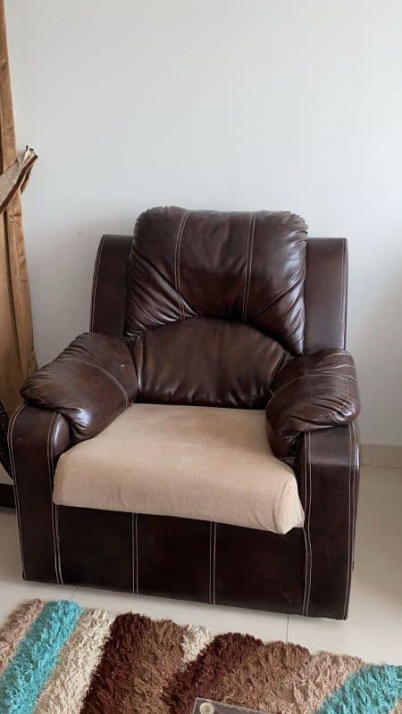 5 seater leather sofa set 3