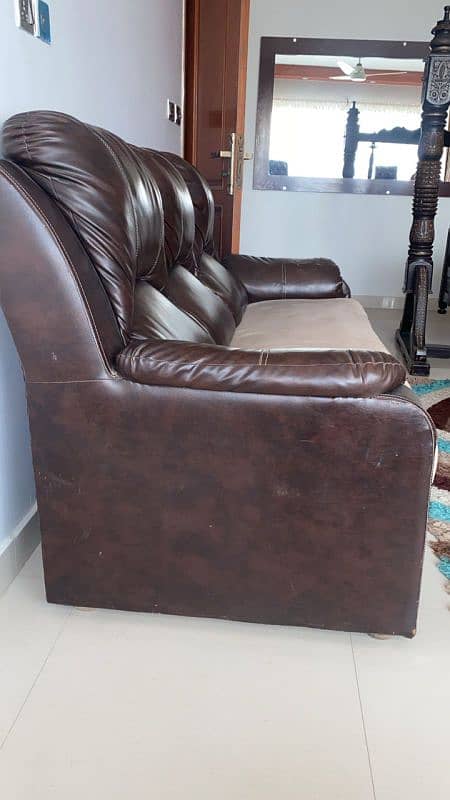 5 seater leather sofa set 5