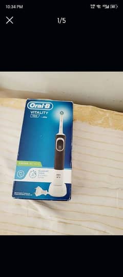 oral B virility 100 rechargeable electronic toothbrush