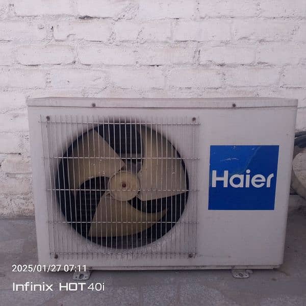 Haier 1.5 split AC Original Gas and compressor 0