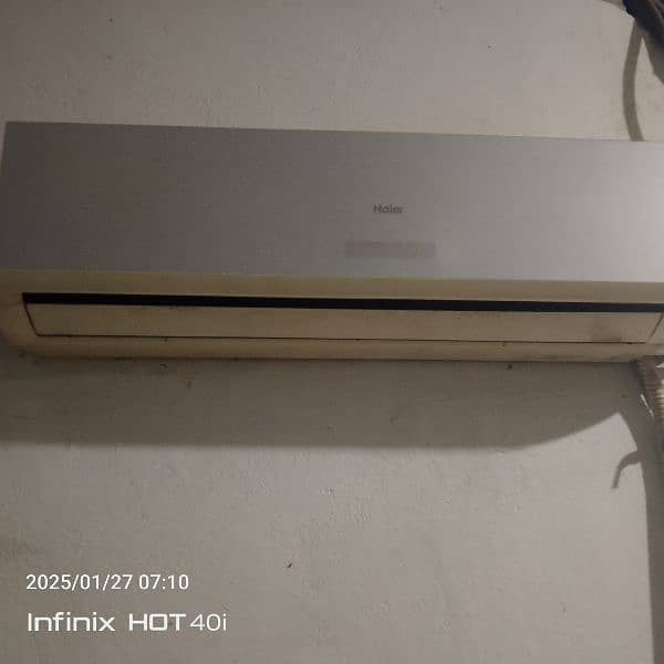 Haier 1.5 split AC Original Gas and compressor 1