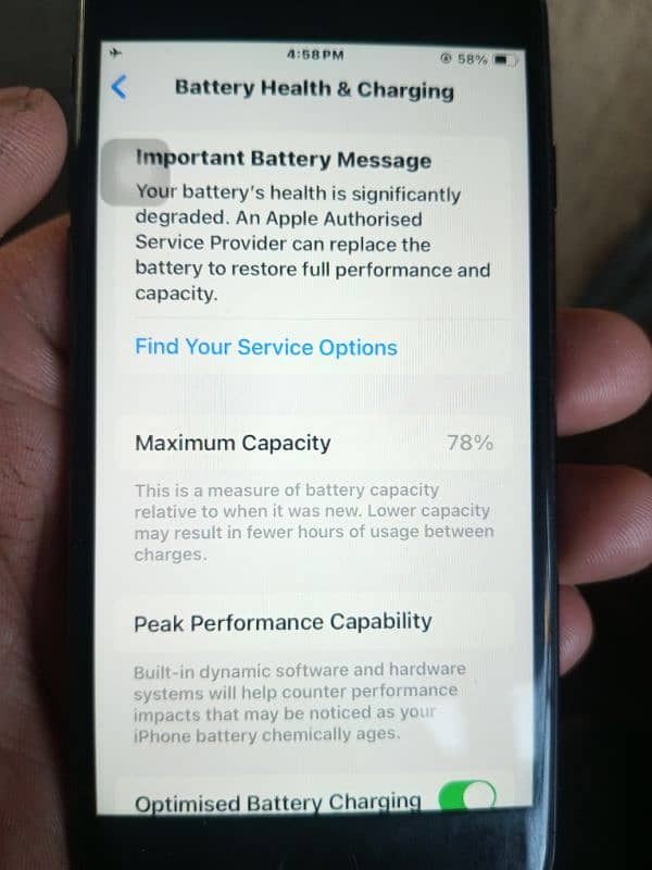 iPhone se 2020 64GB non PTA battery health 78 water park 7