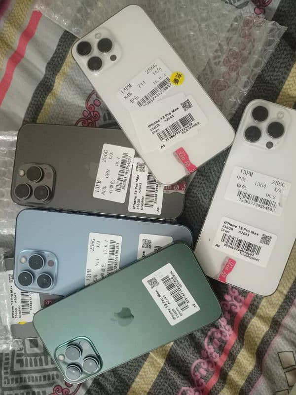 Iphone 13 pro max PTA  APPROVED 256 gb 0