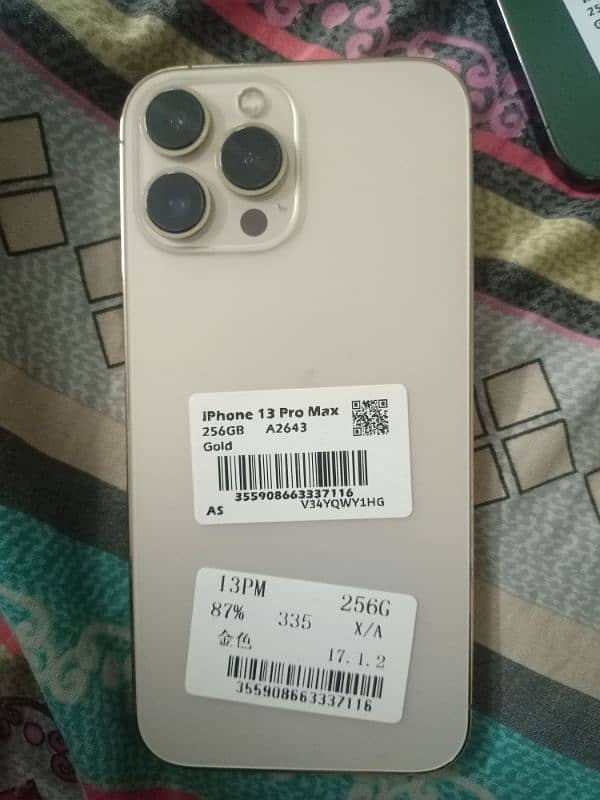 Iphone 13 pro max PTA  APPROVED 256 gb 1