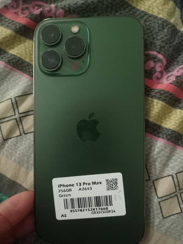 Iphone 13 pro max PTA  APPROVED 256 gb 2