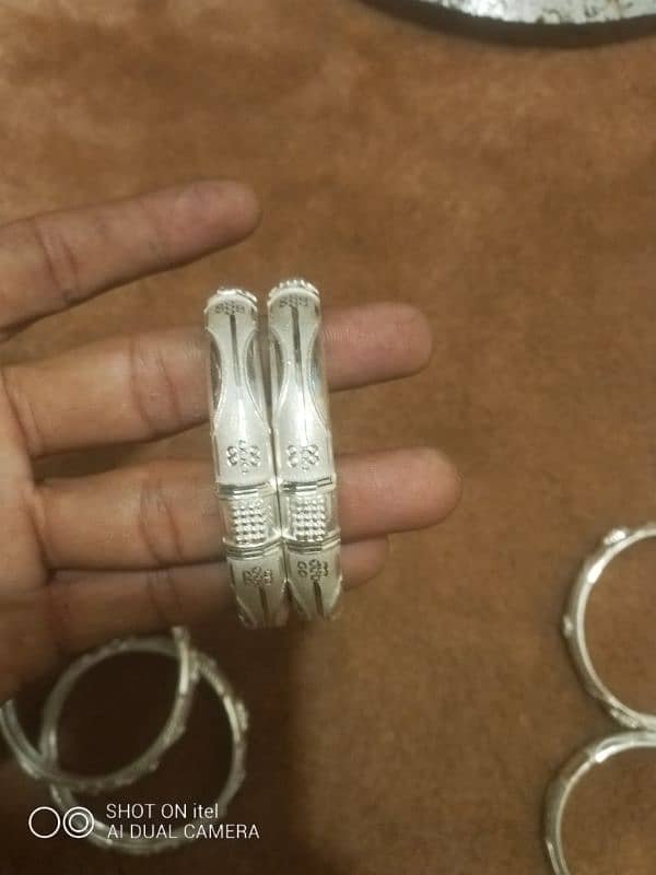 silver bangles 0