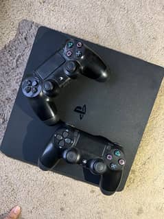 PS4 Slim 500GB with 2 Controllers