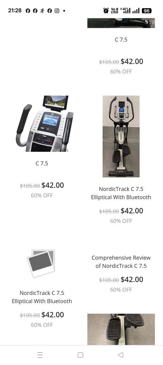 treadmill | elliptical | exercise bike | exercise cycle | dumbbell rod 9