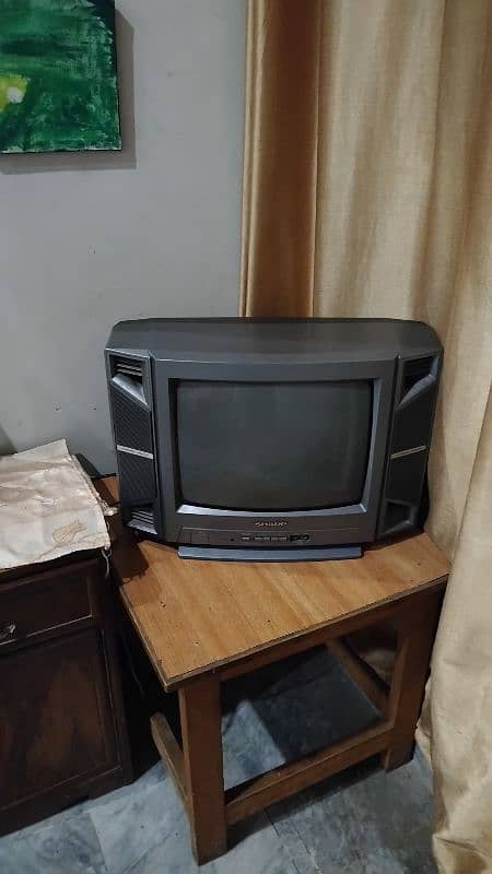 14" Sharp Color Tv Original 0